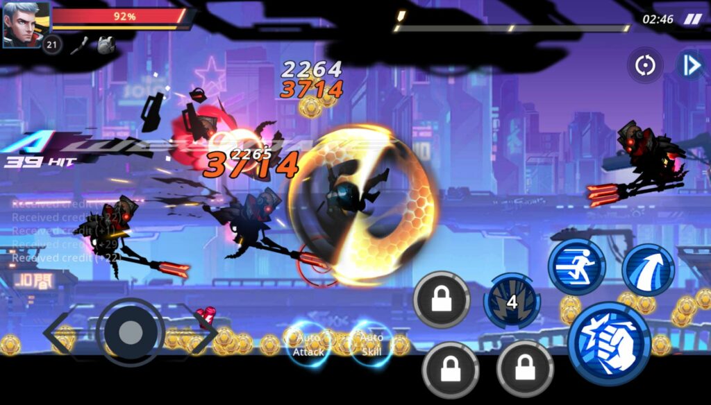 Cyber ​​Fighters gameplay